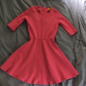 Salmon pink dress